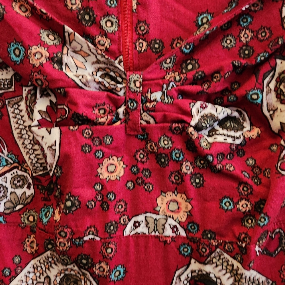 Hell Bunny Sugar Skulls Dress - Picture 4 of 9